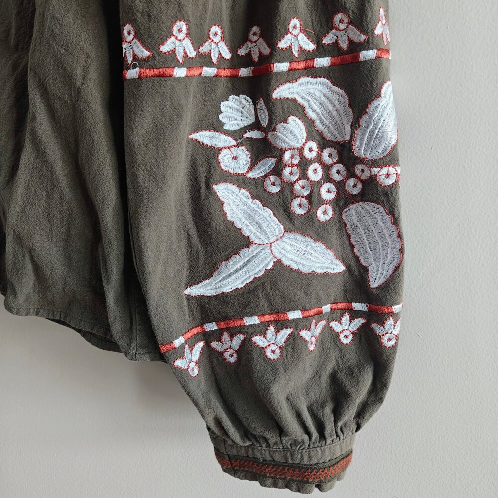 RD + KOKIO For Anthropologie Embroidered Top/Jacket - Picture 8 of 12